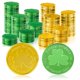 thumbnail image 1 of Monedas doradas de trébol OHOME para el Día de San Patricio, 120 piezas, 1 of 7