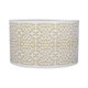 thumbnail image 2 of Metal Lampshade Hollow Out Table Light Shade for E27 E14 Caliber Lamp Holder Copper Coin Flower White Yellow Lining, 2 of 5