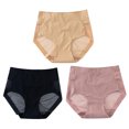 thumbnail image 1 of 3 piezas de ropa interior sin costuras para mujer, elástica, transpirable, bragas moldeadoras de cuerpo para levantar la cadera, colores variados, 2XL, 1 of 15