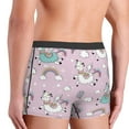thumbnail image 5 of Naloa Llama Unicorn and Rainbow Print Mens Underwear - Boxers for Men, Classic Briefs for Men, 5 of 9