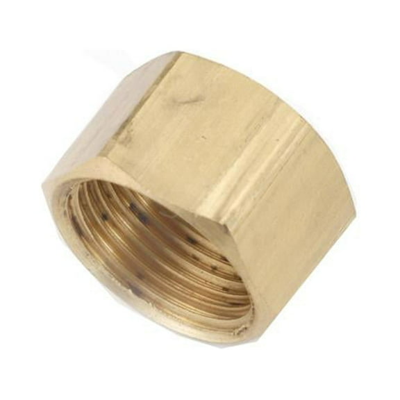 Anderson Metals 710081-08 Compression Fitting, Cap, Lead Free, 1/2 In. - Quantity 10