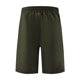 thumbnail image 5 of Pantalones Cortos para Hombre con Cremallera Bolsillos de Color Sólido Casual Multi-Bolsillo Cremallera Cordón Elástico-Cintura Carga Medio Pantalones Cortos, Poliéster, 5 of 7
