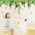 thumbnail image 4 of Grape Wall Decal Adhesive Removable Creative Grape Wall Sticker Wall Art Sticker, 4 of 10