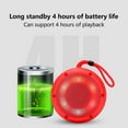 thumbnail image 5 of LACKUST Colorful Light Bluetooth Speaker Luminous Outdoor Mountaineering Speaker Portable Pendant Speaker High-power Long Standby Wireless Bluetooth Speaker,Red, 5 of 8
