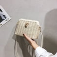 thumbnail image 6 of BLEEUS Women Bag Korean Straw Shoulder Bags Women Woven Crossbody Handbags Straw Bag, 6 of 7