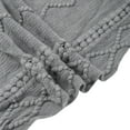 thumbnail image 6 of Shawl Collar Long Sleeve Womens Pullover Sweater Turtleneck Poncho Sweater with Fringes Hem for Women, 6 of 9