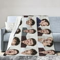 thumbnail image 4 of Pedro Pascal Blanket, Funny Aesthetics Graphic Throw, Comfy All Season Blankets Flannel Warm Air Conditioning Blanket for Bed Living Room Bedroom 50"X40", 4 of 6