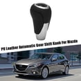 thumbnail image 2 of Car Automatic Gear Shift Knob Leather Shift Lever compatible 3 5 8 Mx-5 -5 -7 -9, 2 of 5