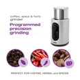 thumbnail image 2 of Salton Programmable Coffee, Spice And Herb Grinder CG1451, 2 of 8