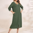 thumbnail image 3 of Lixiuxyad And Comfortable Sleepwear Nightgown For Relaxing At Home Soft Wear Night Dress For Ladies Cozy Sleepshirt With Elegant Design Womens Sleepwear L, 3 of 6