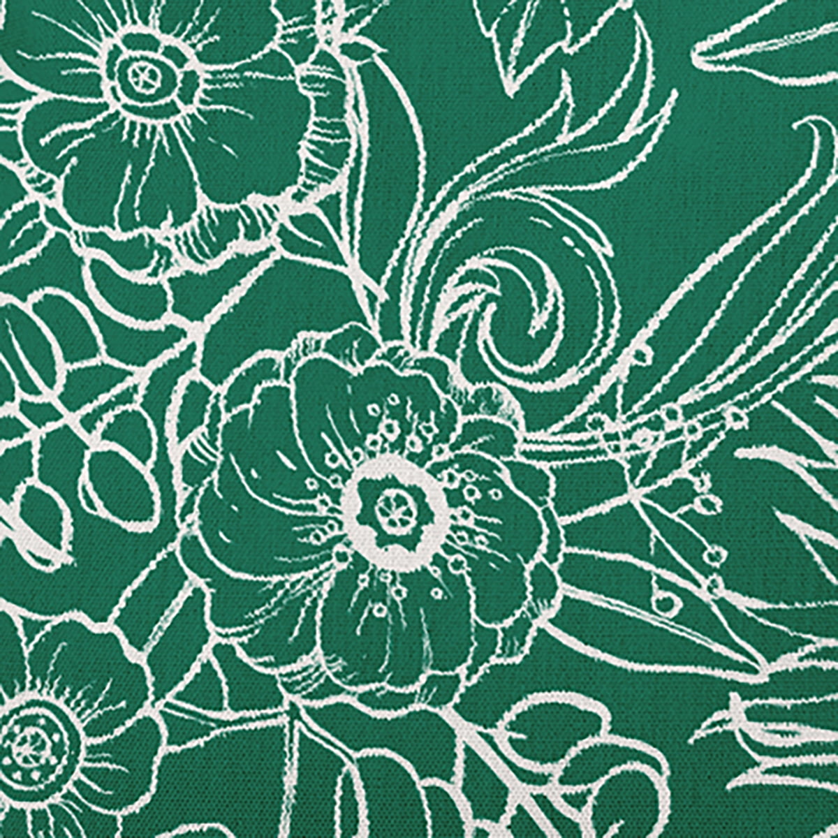 20"x14" Simply Daisy Zentangle Poly Accent Pillow, Green Qty 1