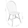 thumbnail image 4 of vidaXL Dining Chairs 4 pcs White Solid Rubber Wood, 4 of 4