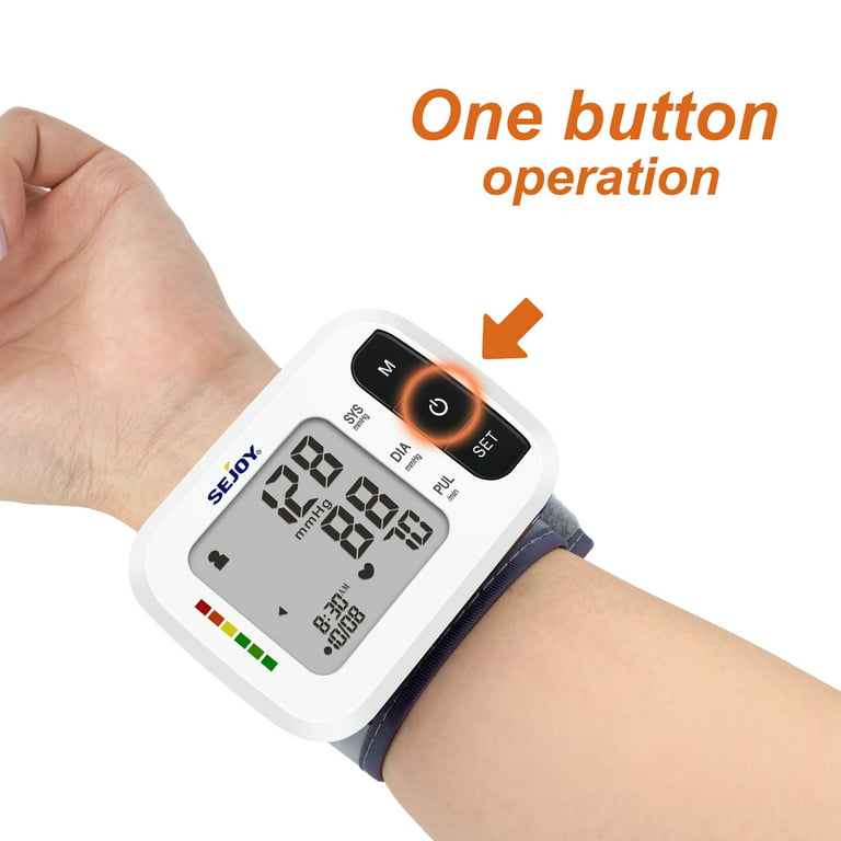 Wrist Blood Pressure Monitor DBP-2116-BLA – SEJOY Store