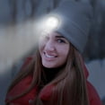 thumbnail image 4 of LED Light Beanie Hat USB Rechargeable 4 LED Headlamp Hat Unisex Winter Knitted Hat Cap for Running, 4 of 6