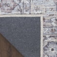 thumbnail image 2 of HomeRoots 533107 8 ft. Floral Power Loom Distressed Washable Runner Rug Beige & Ivory, 2 of 7