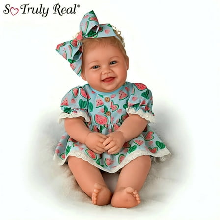The Ashton-Drake Galleries Sweet Summer Smiles Baby Doll from Sweet Summer Memories Annual Collection by Ping Lau 16.5"