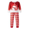 thumbnail image 1 of Christmas Family Pajamas Set Matching Sleepwear Deer Snowflake Print Pullover + Pants Set, 1 of 8