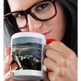 thumbnail image 2 of 3drose, Inner Harbor of Mykonos, Chora, Mykonos, Greece - Eu12 Dny0004 - David Noyes, 11oz Two-tone Red Mug, 2 of 6