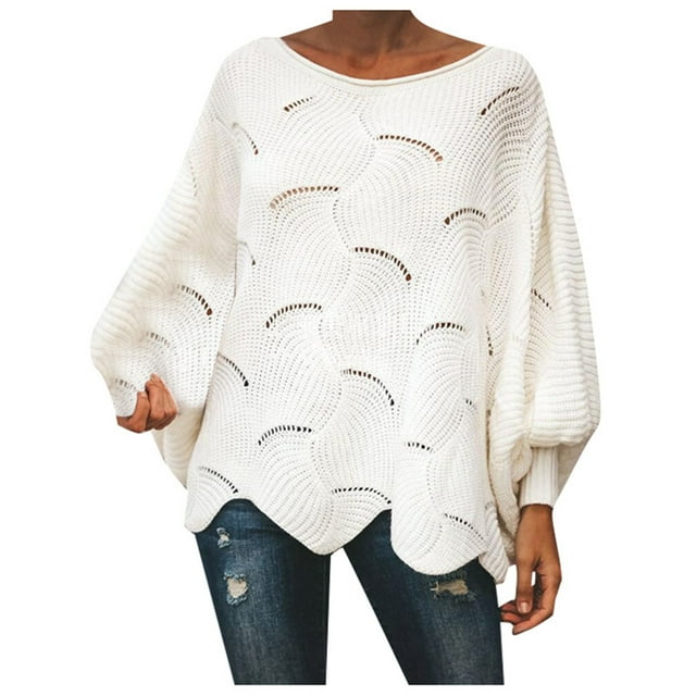 WEAIXIMIUNG Chandail pour Femmes Chandail Fin en Tricot