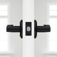 thumbnail image 3 of Kwikset 730SEL-514 Sedona Privacy Door Lever Set - Black, 3 of 7