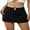 Black, variant on Women Mini Skirt Vintage Low Waist Cargo Skirt Summer Slim Fit Solid Color Skirt with Pockets for Club