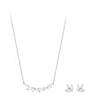 Swarovski Louison Silver One Size Necklace and Earring Set 5450928