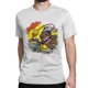 thumbnail image 5 of Camiseta vintage de "El Equipo A" para hombre y mujer, de algodón, cuello redondo, manga corta, con estampado gráfico, 5 of 7