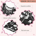 thumbnail image 2 of Girls Dress Floral Black Background Sleeveless Dress for Girls Hem A-Line Casual Sundress, 2 of 7
