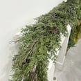 thumbnail image 6 of Christmas Garlands for Xmas Tree Decorations Christmas Pines Needle Wreath with Berry Artificial Christmas Wreath Winter Mantel Tabletop Porch Decor Holiday Wreath, 6 of 8