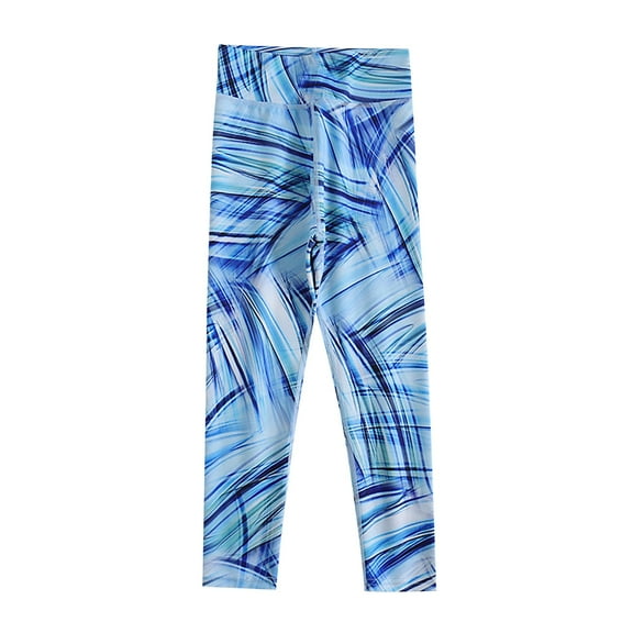 FDDMis Thin Leggings Fleece Lined Leggings Girls Size 10-12 Girls Sparkle Tights Athletic Pants Gifts for Newborn Baby Girl Boys Clothes 3t Christmas, Blue 2-3 Years