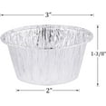 thumbnail image 3 of 300 Pack Aluminum Foil Ramekins, 4 oz Disposable Baking Cups for Tart, Cupcake, Souffle, Appetizer, 3 of 7