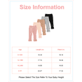 thumbnail image 2 of Infant Girls Clothes Baby Pants 5-Pack Leggings Toddler Casual Pants 6 9 12 18 24 Months 2T 3T Solid Color Pants Pink, 2 of 8