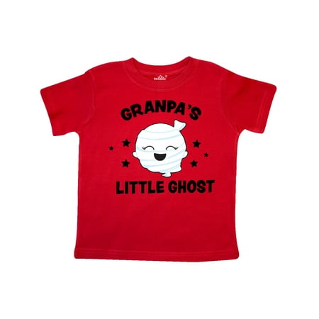 

Inktastic Cute Granpa s Little Ghost with Stars Gift Toddler Toddler Girl T-Shirt