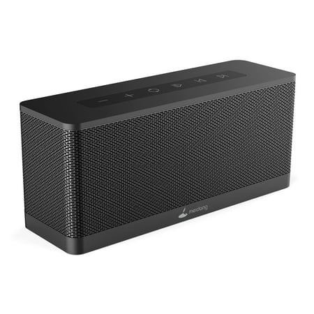 Bluetooth Speaker Microphone 10w Meidong 3119 Bluetooth Speaker, 20W Portable Wireless Bluetooth 4.1 Speakers with Dual 10W Drivers Premium HD Sound and Powerful Bass Built in Microphone 12H playtime for iPhone, iPad, Samsung ()