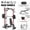 Z6-Weight Bench/Barbell/(10LB+25LB)x2 Plates, variant on Mikolo Compact 7-IN-1 Smith Machine With Cable Crossover System, 1000LBS Multi-Functional Squat Rack, Workout Station with Weight Bar, Bend Peg and Other Functional Attachments
