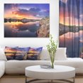 thumbnail image 1 of Coucher de Soleil sur Rivière avec Grands Nuages - Impression sur Toile Photographie de Paysage, 1 of 3