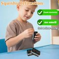 thumbnail image 3 of Black Cookie Squishy Squeeze Toy with Soft Squeeze Design and Good Elasticity, 1 Piece, Black with White Filling, for Kids and Adults, Sensory Toy, 3 of 4