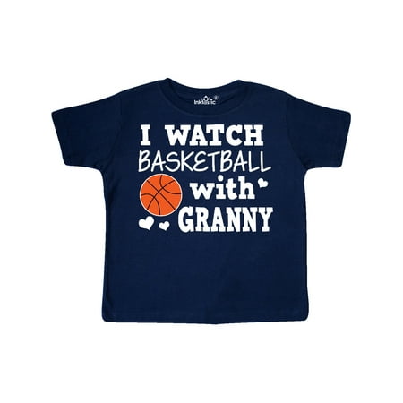 

Inktastic I Watch Basketball with Granny Gift Toddler Boy Girl T-Shirt