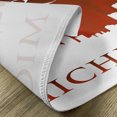 thumbnail image 5 of Ambesonne Detroit Place Mats Set of 4, Michigan City Letters, Standard Size, Red and White, 5 of 6