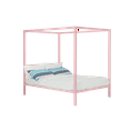 DHP Modern Metal Canopy Bed, Pink