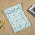 thumbnail image 3 of PATLOLLAV Dog Cooling Mat for Dogs Pet Cooling Mat, Washable Ice Silk Pet Self Cooling Pad Mat for Dogs Cats, Summer Ice Silk Sleeping Pad Non-Slip Foldable Reusable Cooling Pad 16*24inch, 3 of 5