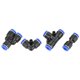 thumbnail image 5 of Conector De Empuje Neumático De Manguera De Aire De 6 Mm, Accesorios Rápidos, 40 Piezas Con 4 Formas Para Tuberías De Aire, Herramientas Neumáticas, 5 of 7