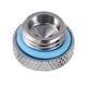 thumbnail image 3 of Health Gear Enchufe de refrigeración por agua, enchufe G1/4 de perfil bajo, 5 piezas de latón rosca G1/4 tapón de agua para PC sistema de refrigeración por agua, accesorios de refrigeración por agua t, 3 of 7