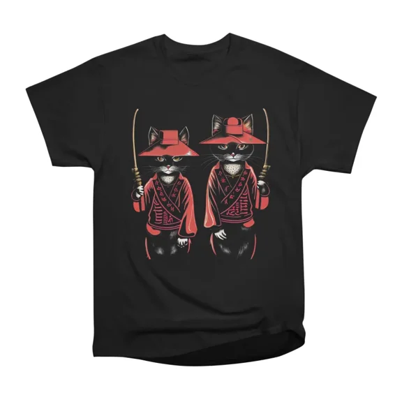 Kittens With Swords T-Shirt Tee Gift For Him Merch For Her Apparel For Friend