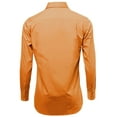 thumbnail image 3 of Omega Italy Men's Long Sleeve Dress Shirt Solid Color Regular Fit 25 Colors, 3 of 5