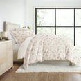 thumbnail image 6 of Duvet Cover Set - Ultra Soft & Breathable - Floral Rose Apricot for Full/Size Bedding by Comfort Canopy, 6 of 15