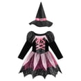 thumbnail image 4 of Gunia Girls Witch Tutu Dress Outfits Halloween Costume Cosplay Dress Role Play For Toddler Kids Holiday Party Dress Up Play,Size 4-16 Years, 4 of 4