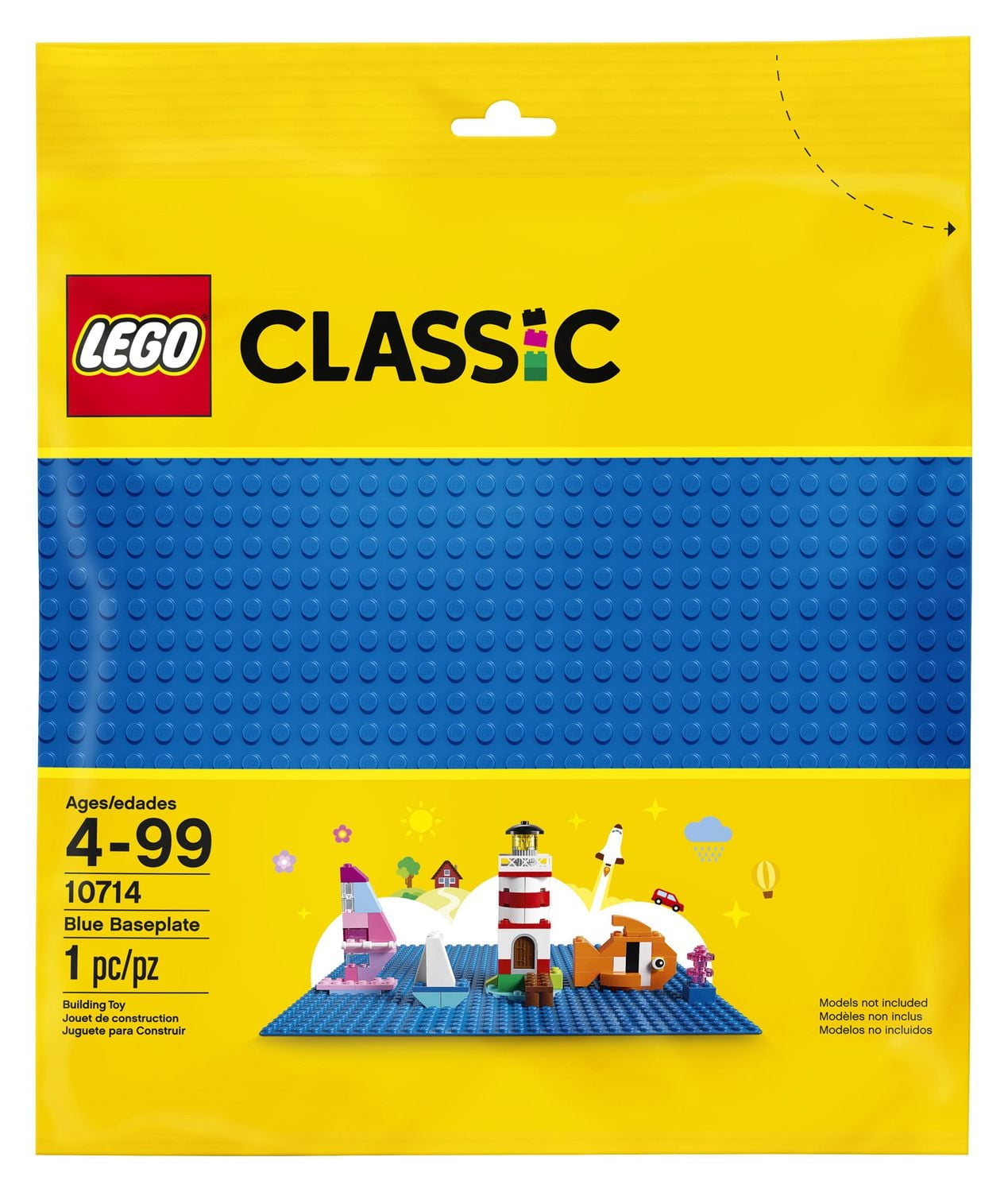 LEGO Classic Blue Baseplate 10714 Building Kit (1 Piece)