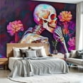 thumbnail image 2 of Prxcm Peel and Stick Canvas Wallpaper Halloween Art Wall Mural Decor Self Adhesive and Removable 69"x98", 2 of 5