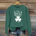 thumbnail image 2 of New & Trending!FUNUONY St Patricks Day Shirt Women's Witch of Destruction Print Hoodless Sweatshirt Green M, 2 of 5